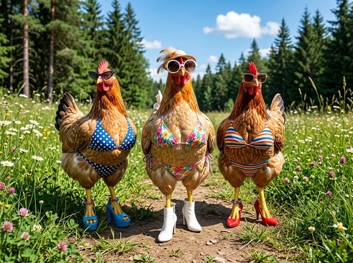 Hlavní obrázek Onlyhens - šťastné slepice ve výběhu